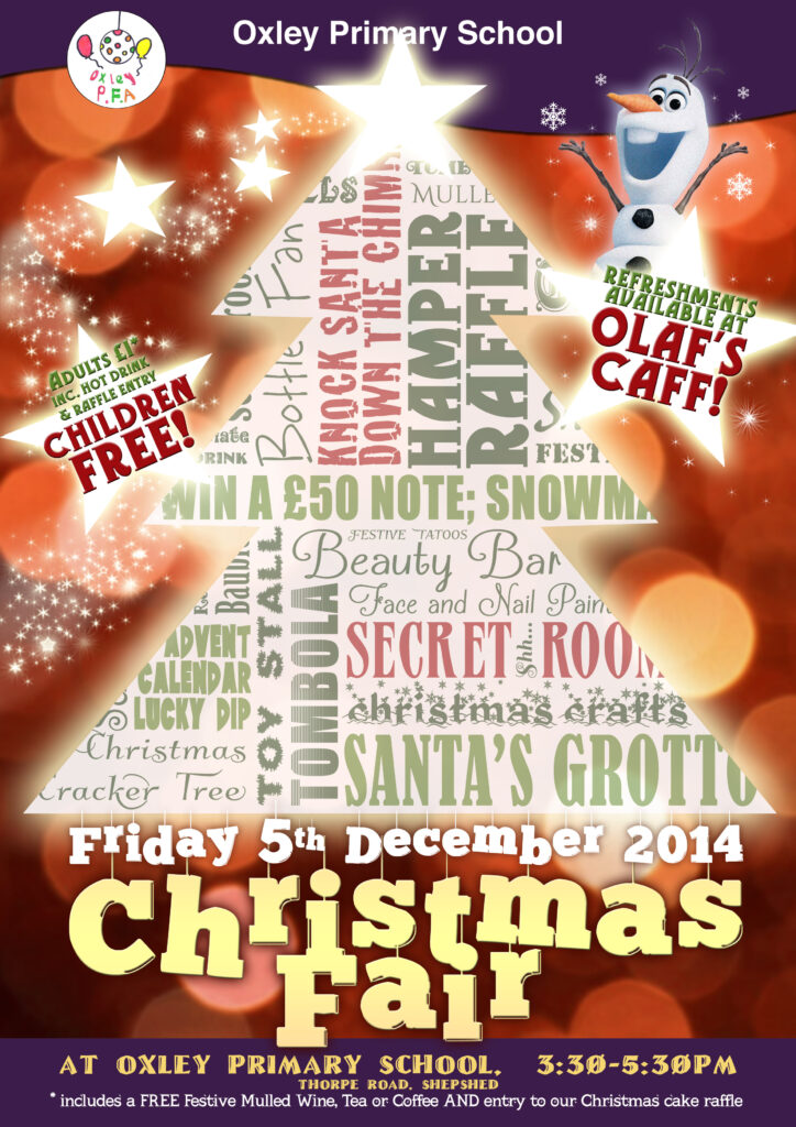 Oxley Poster Christmas Fair 2014