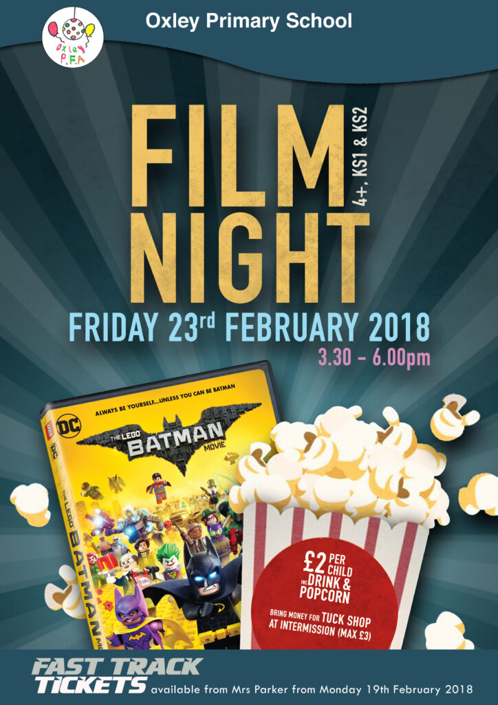 Oxley Poster Film Night 2018