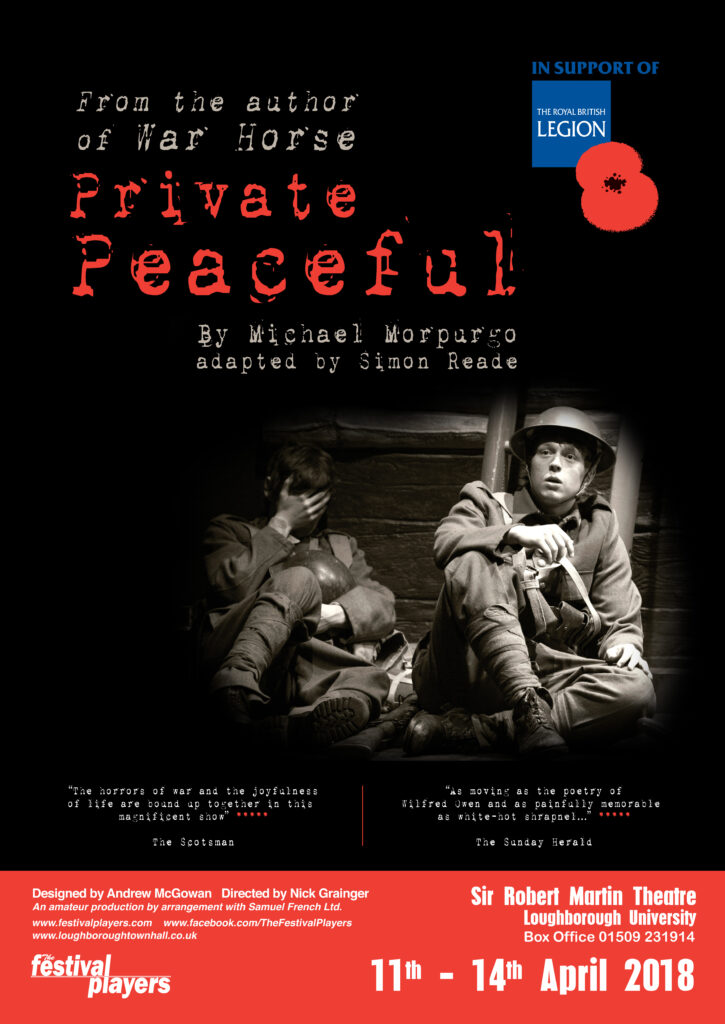 The Festival Players - Private Peaceful Poster