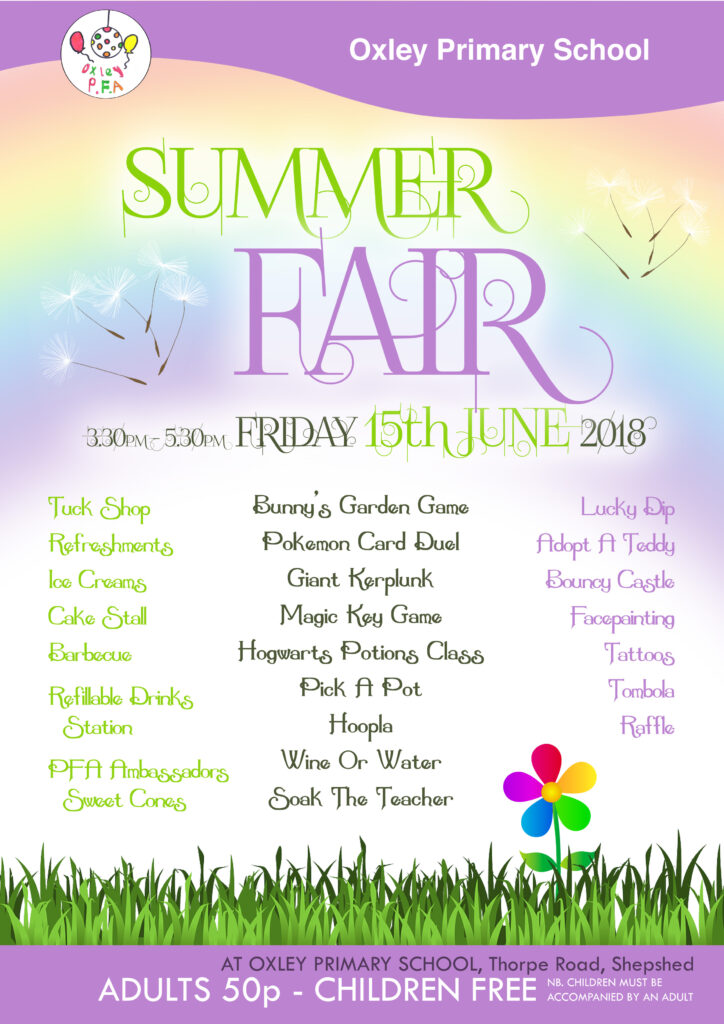 Oxley Poster Spring Fair 2018