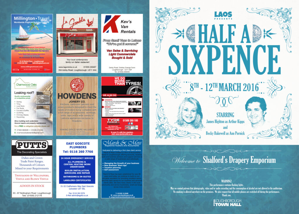 Half A Sixpence Programme 02-03