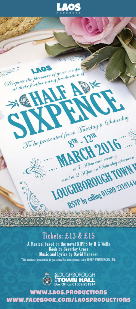 Half A Sixpence Thurmaston Times Advert