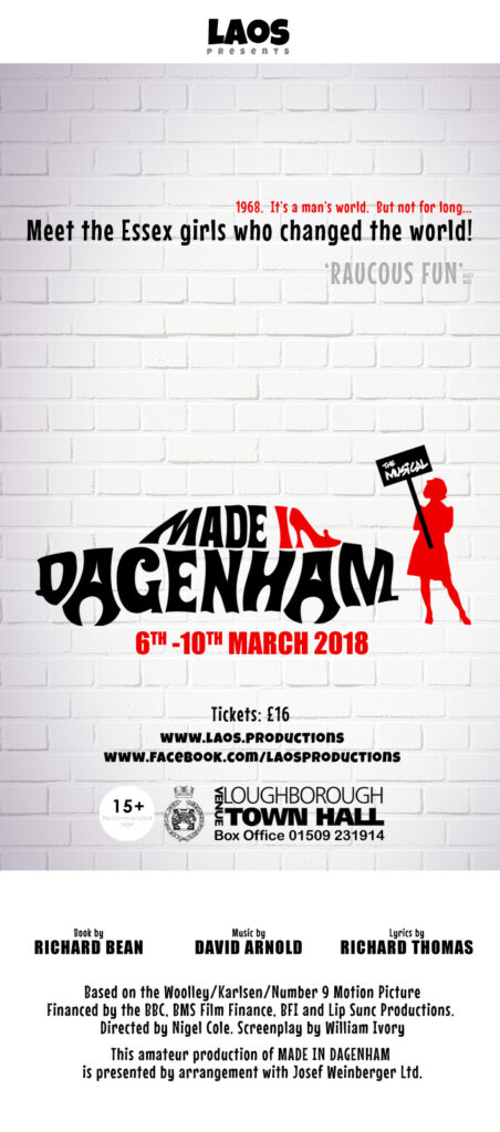 Made In Dagenham Thurmaston Times Advert