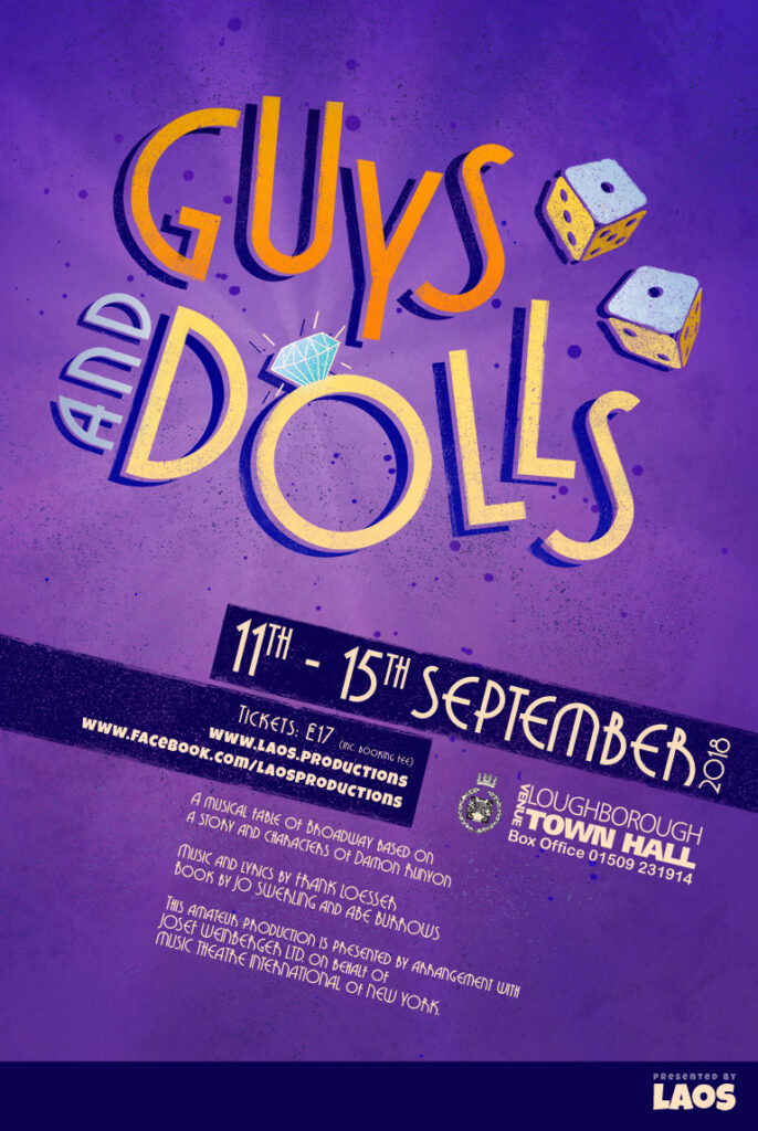 Guys & Dolls Outwoods Edge Advert