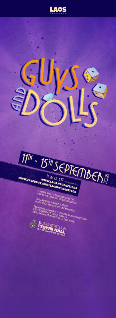 Guys & Dolls Roll-up Banner