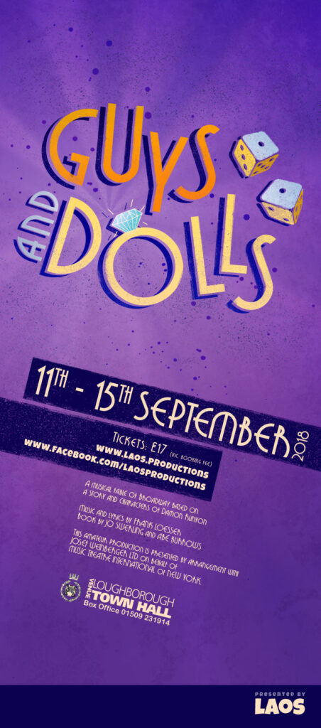 Guys & Dolls Thurmaston Times Advert