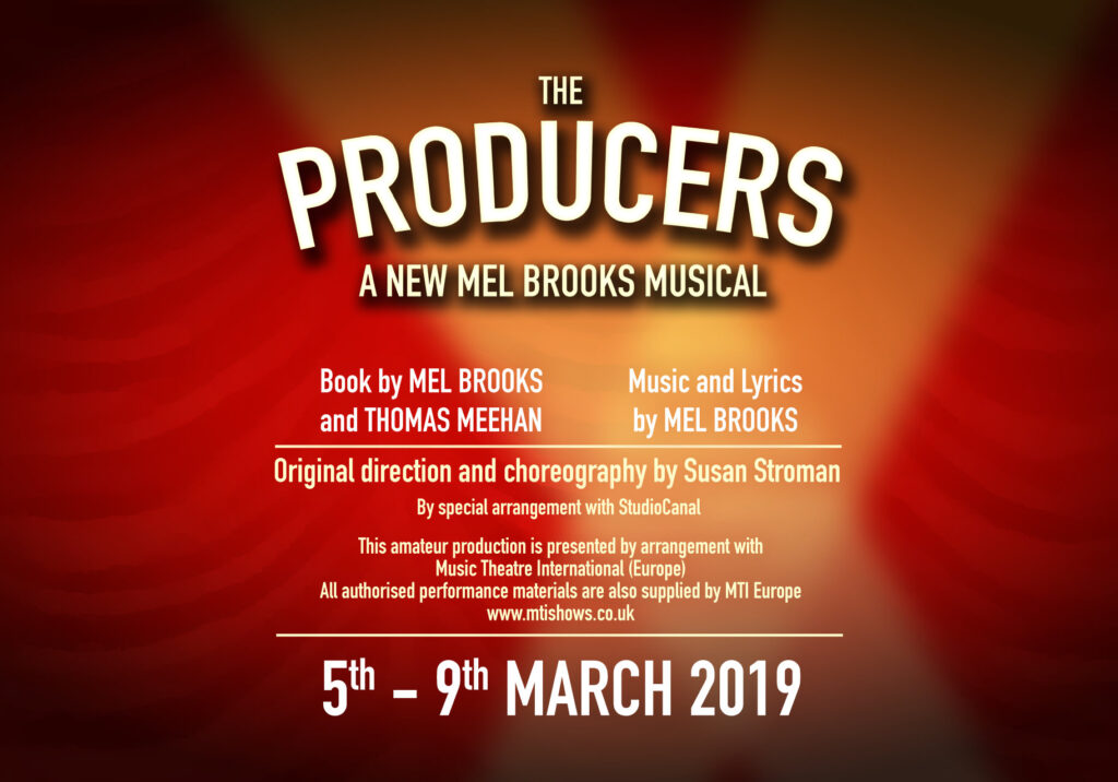 The Producers Half A5 Flier