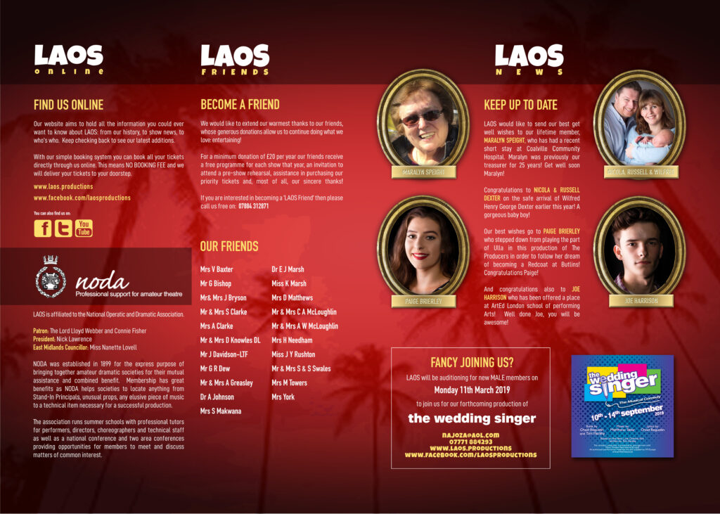 The Producers Programme 18-19
