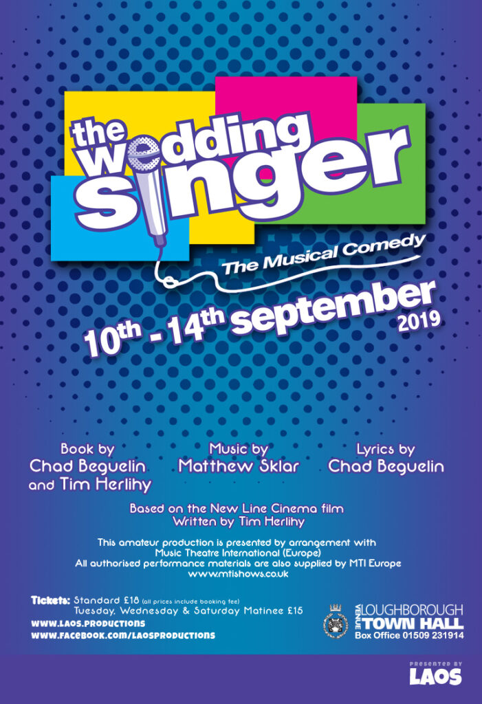 The Wedding Singer Outwoods Edge Advert