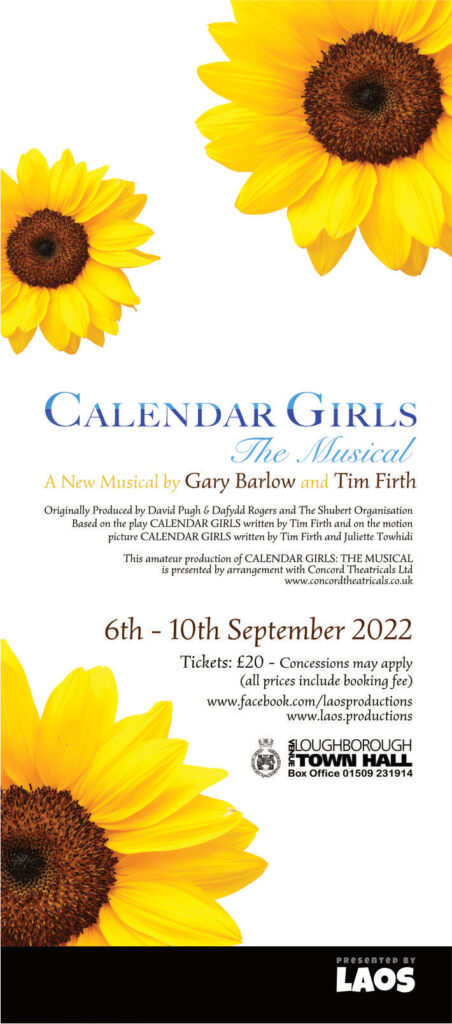 Calendar Girls Thurmaston Times Advert