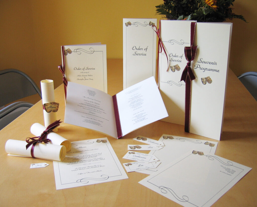 Chris & Helen's Wedding Stationary Collection