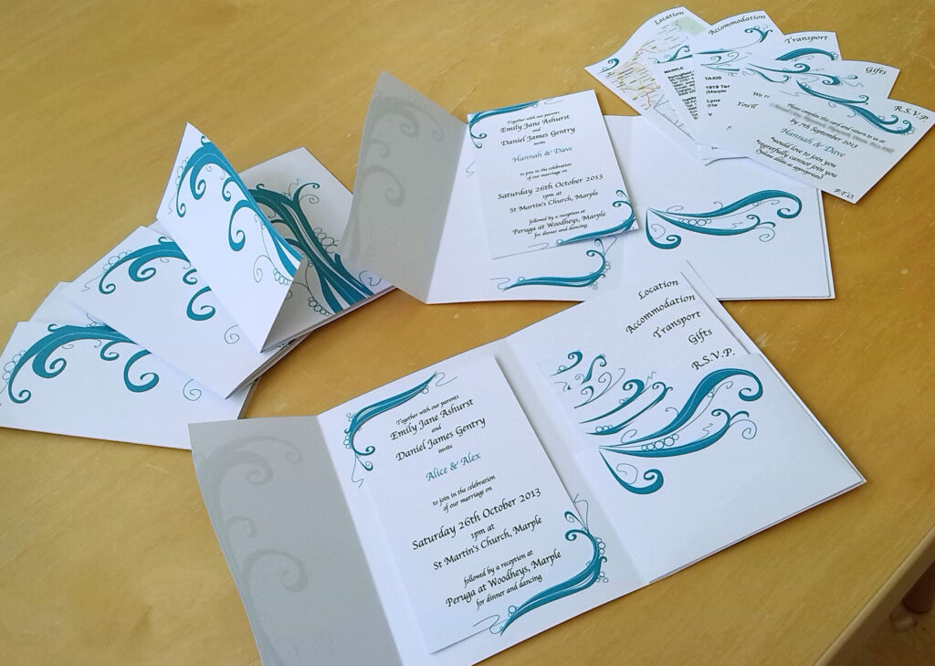 Emily & Dan's Invitation collection