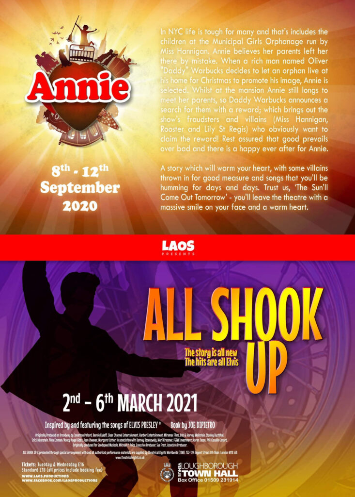 All Shook Up Half A5 Flier