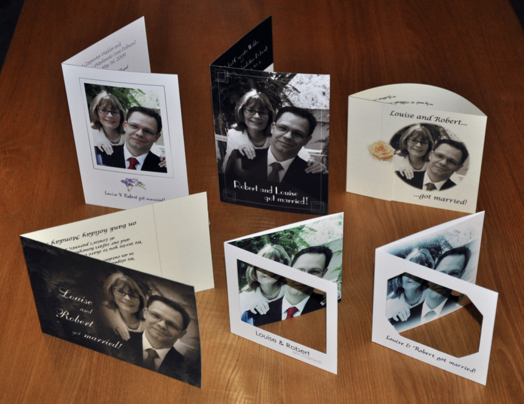 Louise & Robert's Wedding Party  Invitations