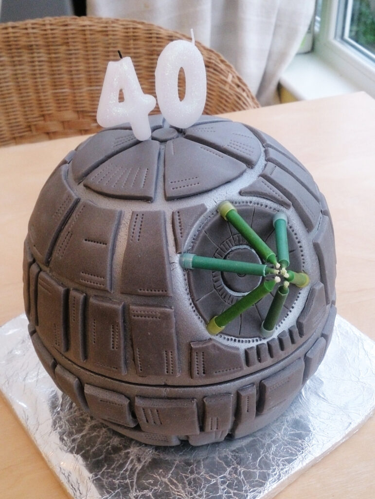 Death Star Cake