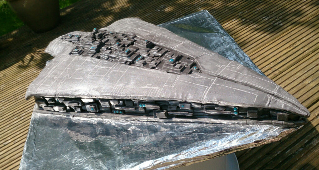 Super Star Destroyer Cake