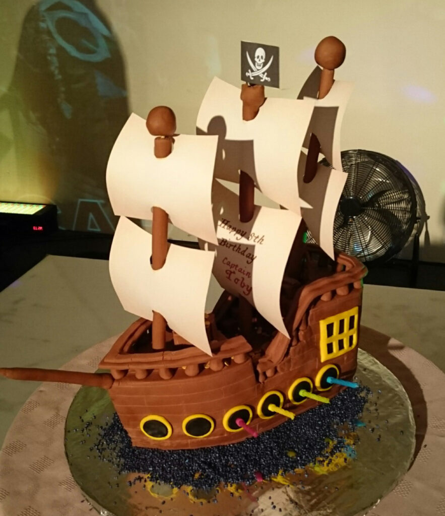 Pirate Ship Cake