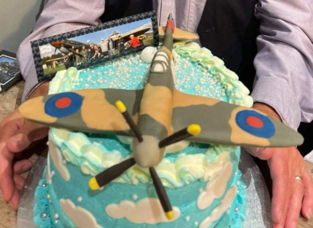 Spitfire Cake Topper