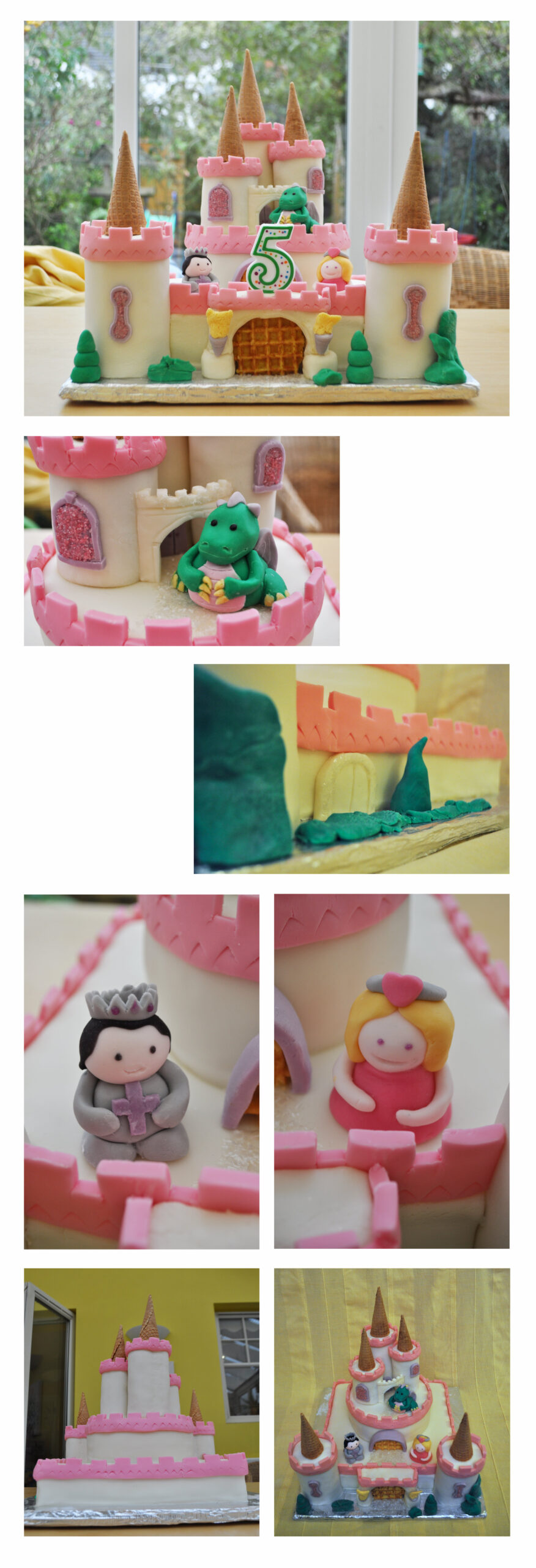Castle Cake Montage