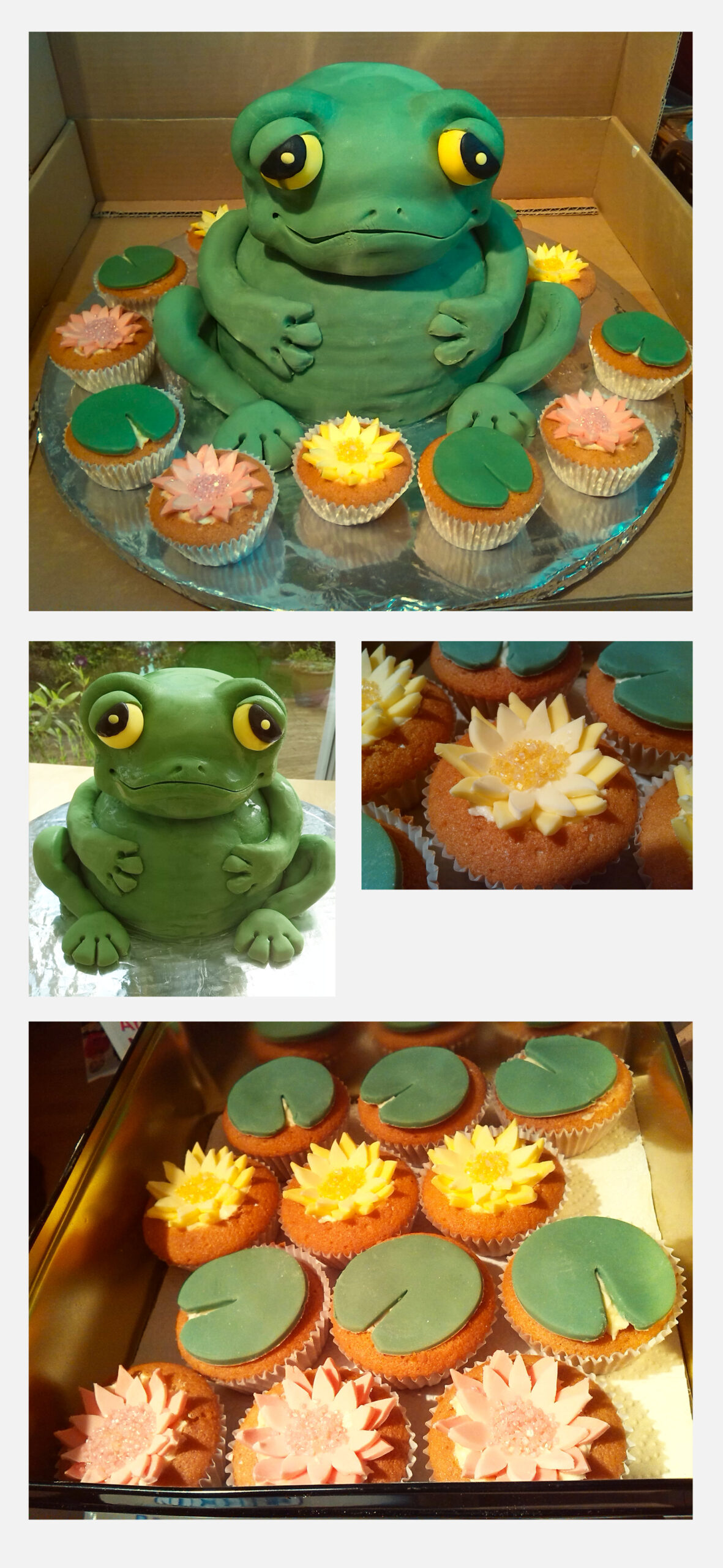 Frog Cake & Cupcakes Montage