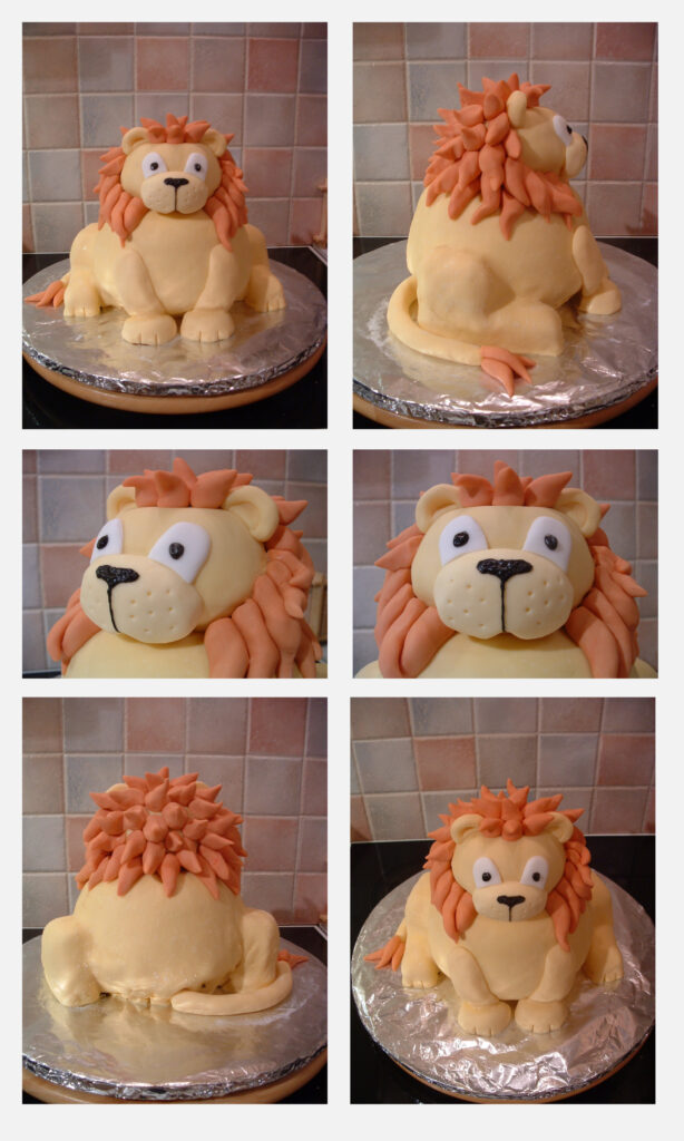 Lion Cake Montage