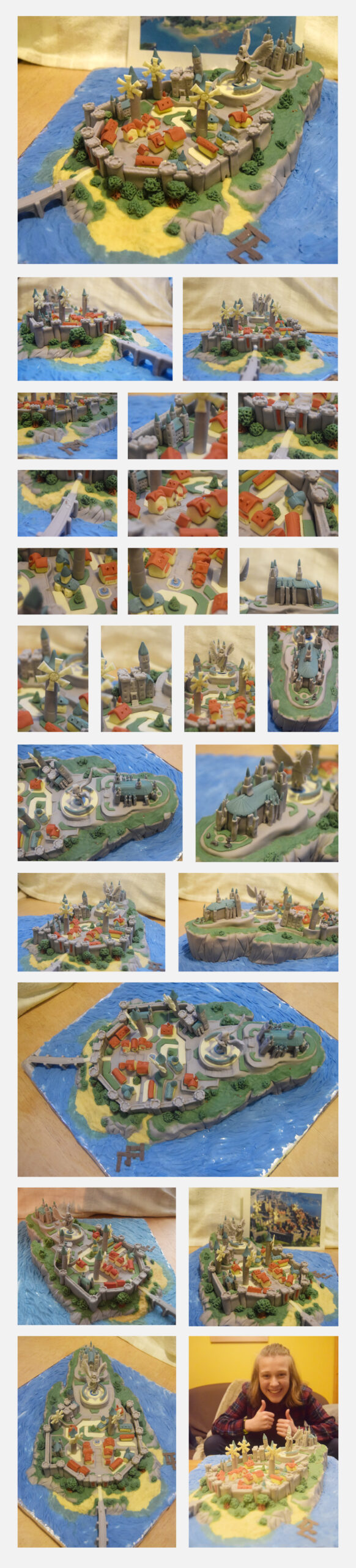 Mondstadt City Cake Montage
