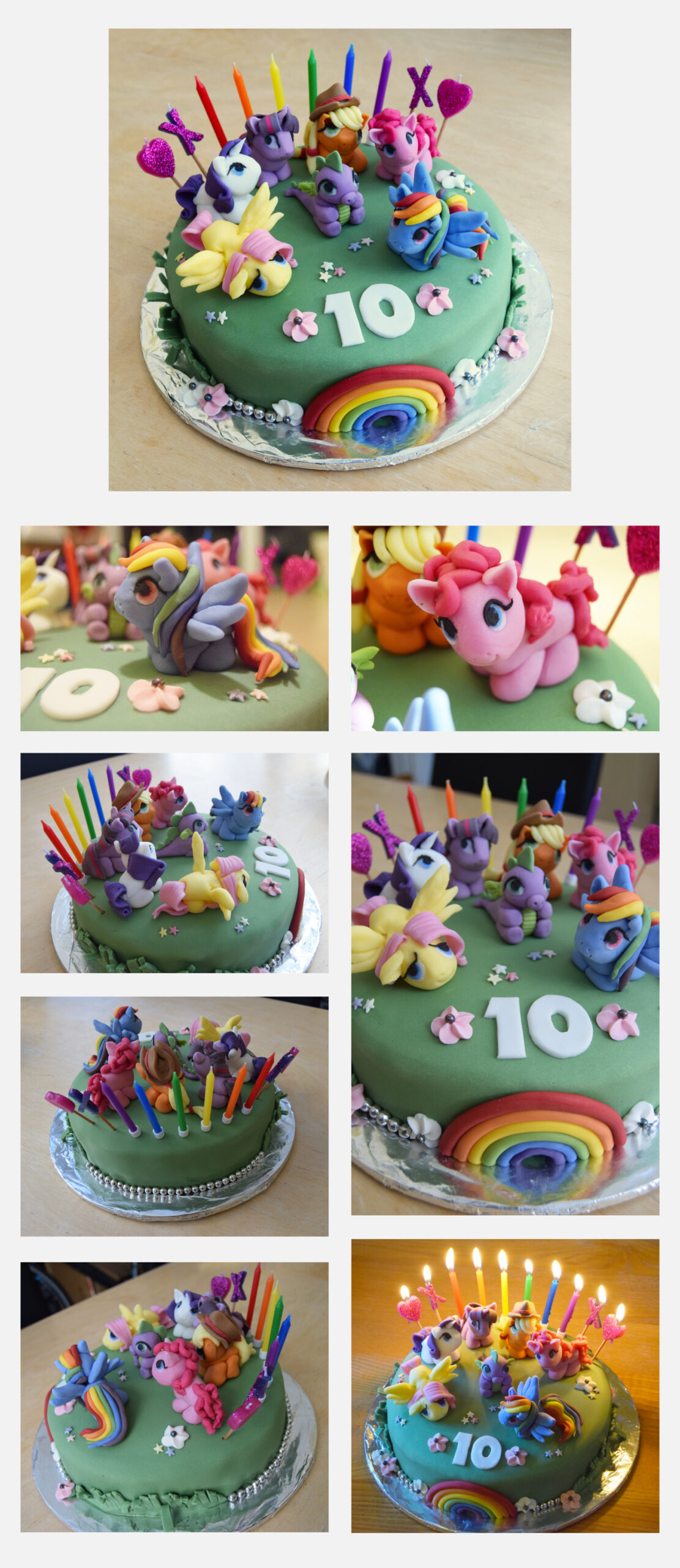 My Little Pony Cake Montage
